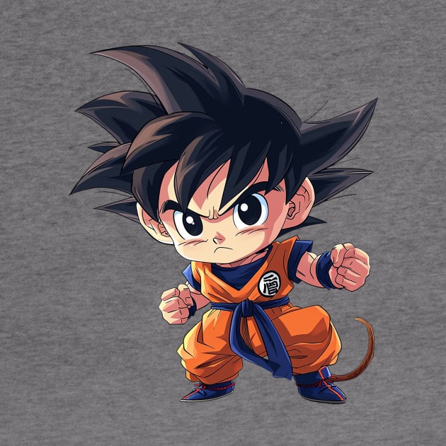 kid goku by pokermoment